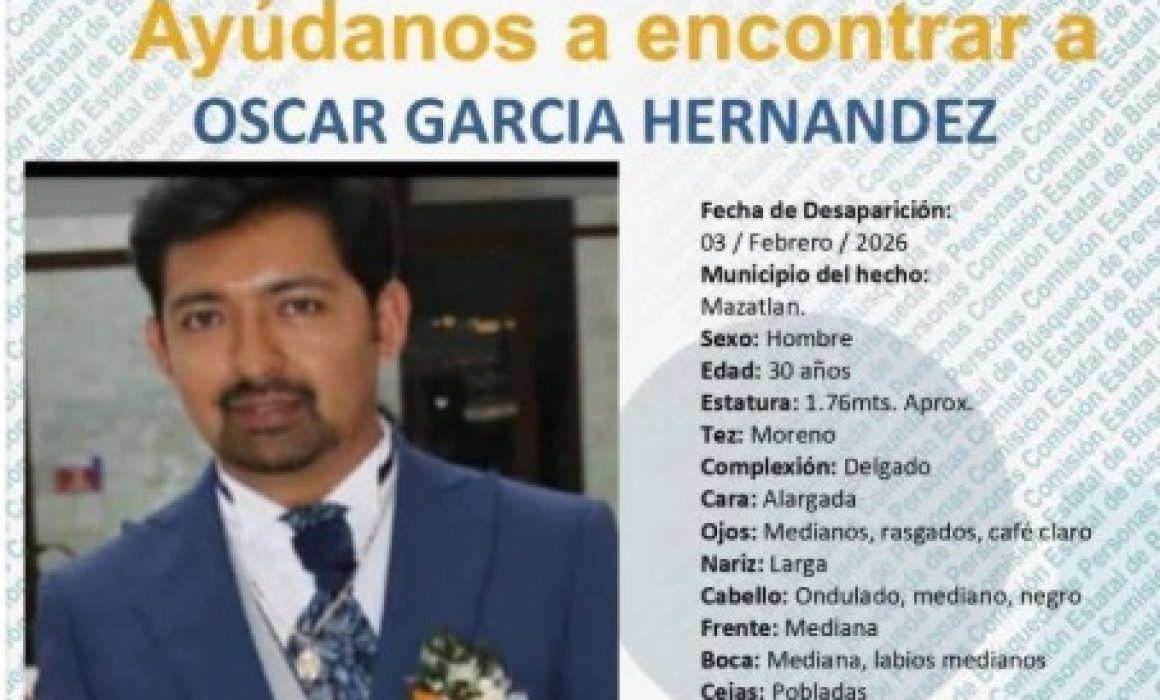 Alumnos de Ixtlahuaca exigen la localización del maestro Óscar García secuestrado en Mazatlán