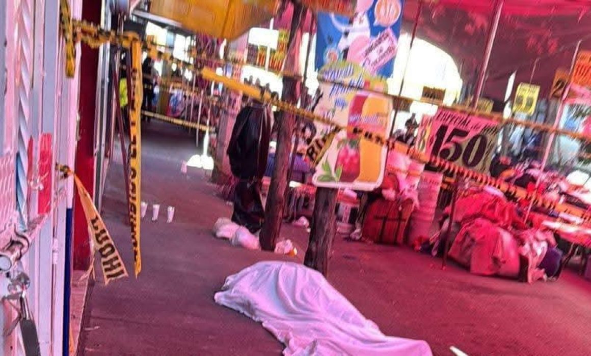 Asesinan a hombre en tianguis de Nezahualcóyotl durante ataque armado