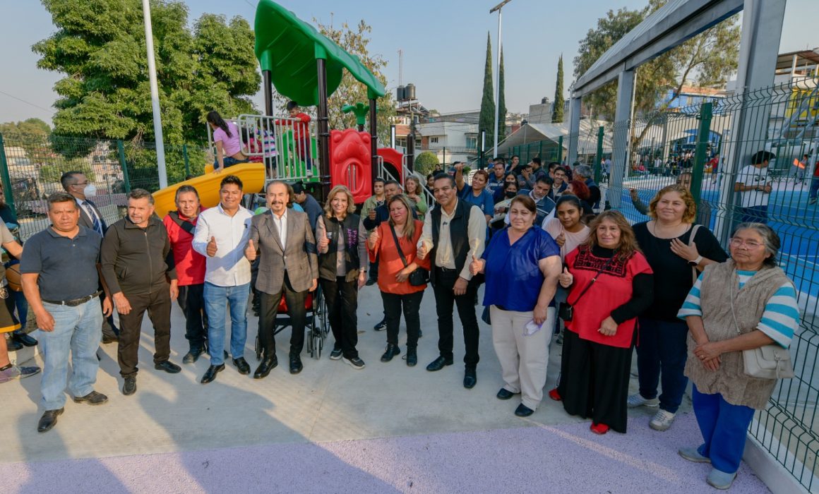 Atizapán inaugura multideportivo La Lumbrera y refuerza obras de infraestructura urbana