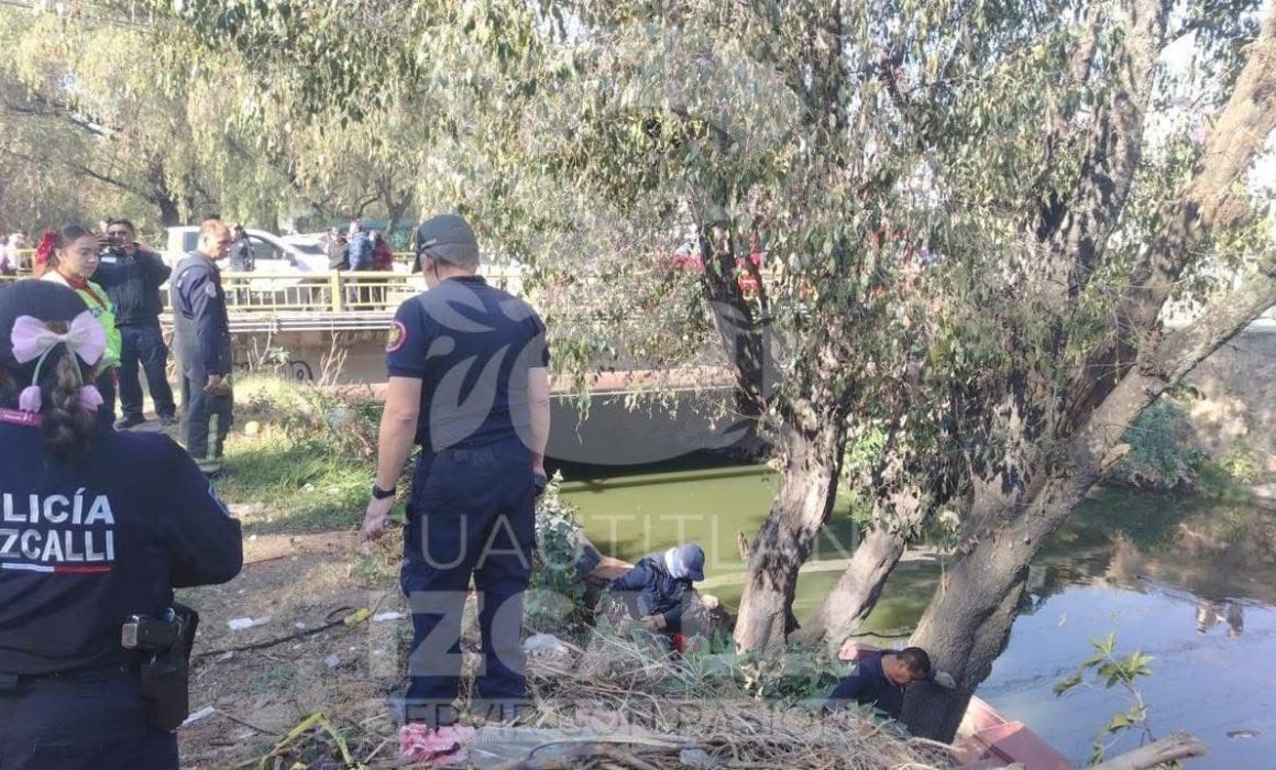 Autoridades de Cuautitlán Izcalli localizan cuerpo en Río Cuautitlán durante operativos de emergencia