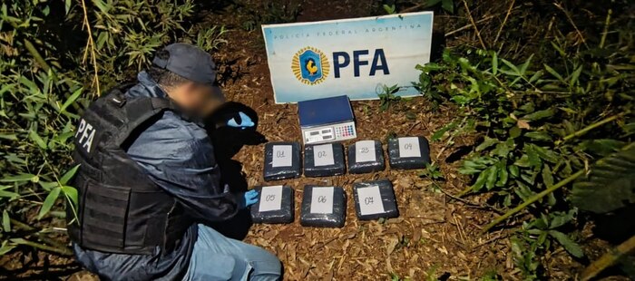 Autoridades incautan más de 10 kilos de marihuana tras persecución en Puerto Iguazú, Misiones
