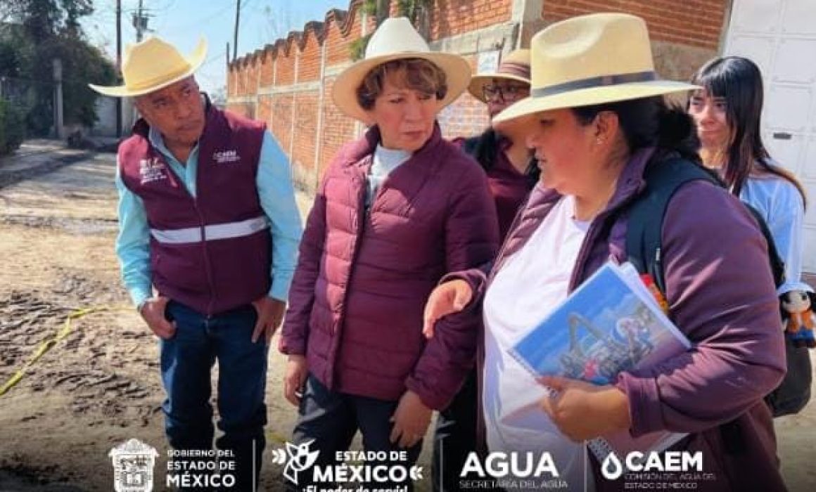¿Cómo la gira de Delfina Gómez está revolucionando el acceso al agua en el oriente del Edomex?