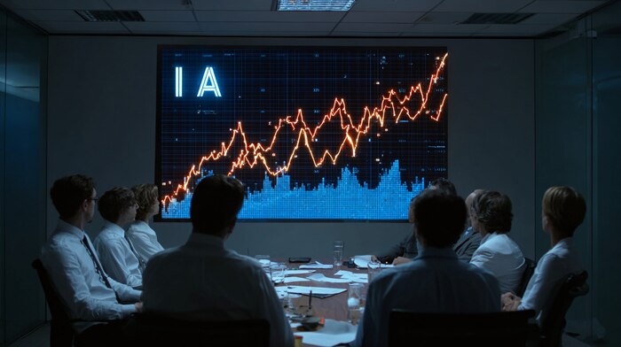 Caída en Wall Street reflejada en acciones tecnológicas ante avances en inteligencia artificial