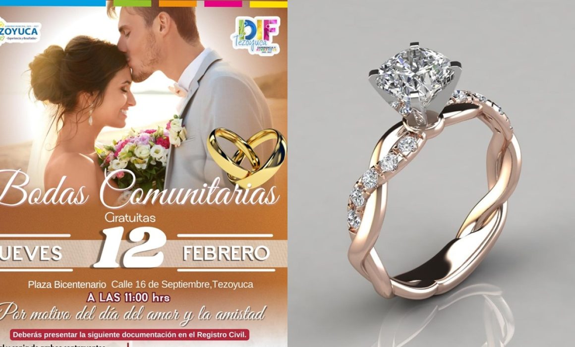 ¡Celebra el Día del Amor y la Amistad con una boda que cambiará vidas en Tezoyuca!