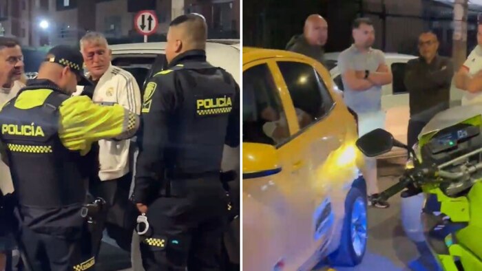 Conductor de taxi agrede a pasajero tras choque en Bogotá y provoca tensión vial