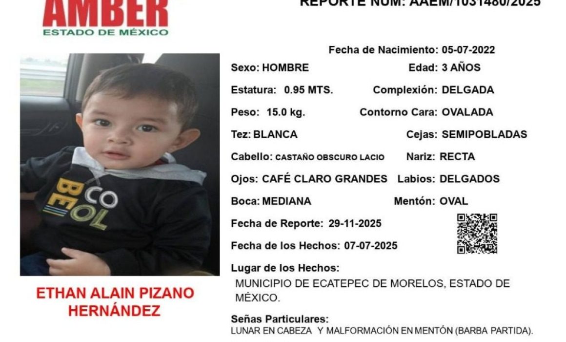 ¿Dónde Está Ethan? La Búsqueda Incansable por un Niño de 3 Años en Ecatepec que Desgasta a la Comunidad