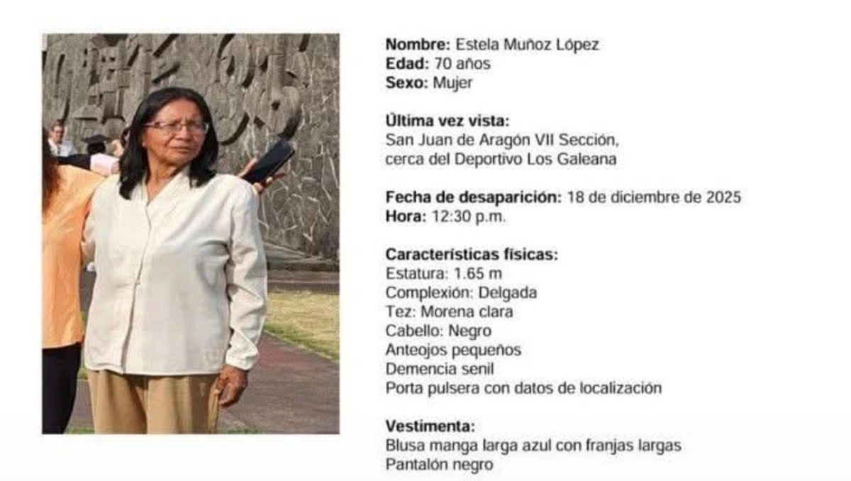 ¿Dónde está Estela Muñoz López? La búsqueda que conmueve a San Juan de Aragón