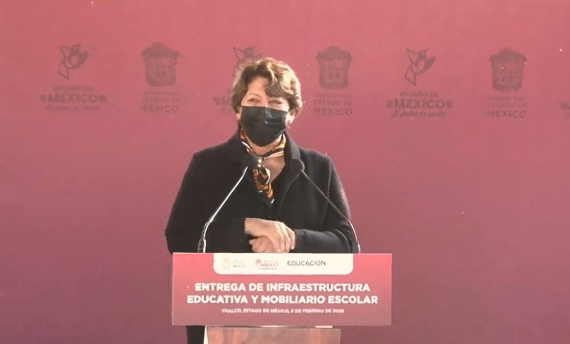 Delfina Gómez entrega infraestructura escolar por 69 millones de pesos en Chalco