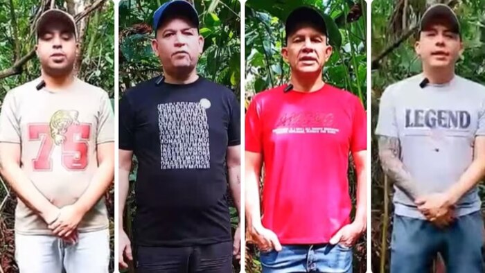 ELN publica videos que confirman la supervivencia de cuatro funcionarios secuestrados en Arauca desde 2025