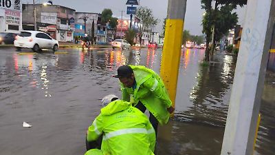 Ecatepec activa Operativo Tormenta para atender anegaciones y apoyar transporte público