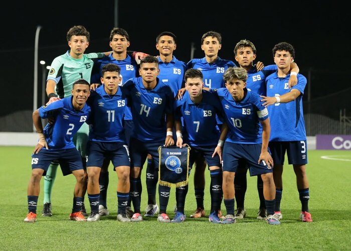 El Salvador domina a Belice con victoria de 7-0 y lidera el Grupo A del Premundial Sub-20