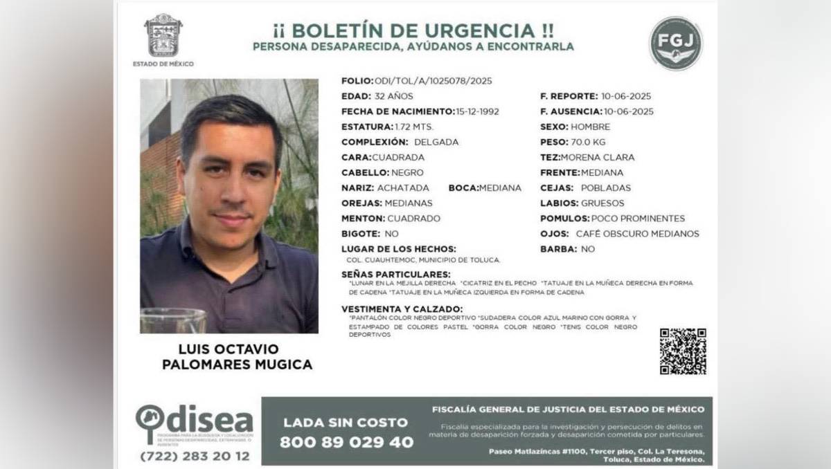 Encuentran sin vida en Querétaro al árbitro mexiquense Luis Octavio Palomares, reportado desaparecido en Toluca