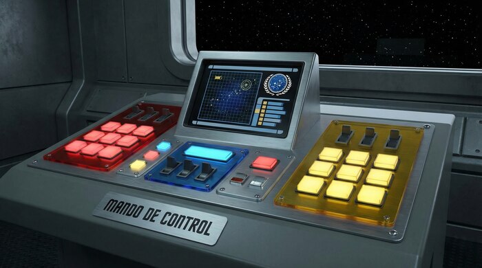 Fan de Star Trek recrea un panel de control inspirado en LCARS con tecnología de domótica