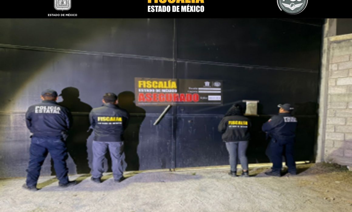 Fiscalía de Edomex asegura mercancía robada valorada en 350 mil pesos en Teotihuacán