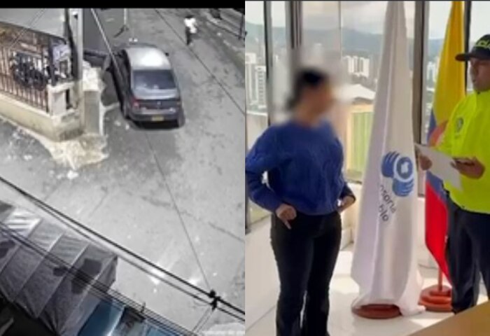 Fiscalía muestra video que relaciona a sospechosa con incendio mortal en Medellín