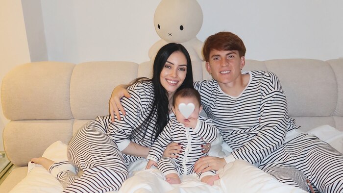 Futbolista argentino Valentín Barco y su esposa Yaz Jaureguy denuncian negligencia en hospital francés con su bebé de 10 meses