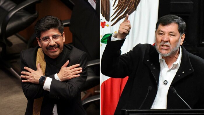 Gerardo Fernández Noroña arremete contra Rubén Moreira tras criticar a Hugo Aguilar por limpiar sus zapatos antes de evento con Sheinbaum