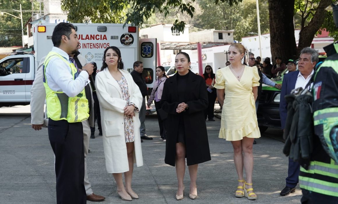 Gobierno del Estado de México inaugura base de urgencias prehospitalarias en Ocuilan para mejorar atención en emergencias