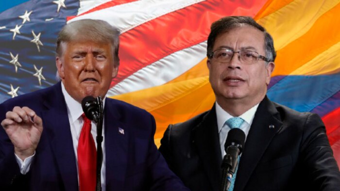 Gustavo Petro pasa de criticarse duramente con Donald Trump a reunirse con él en la Casa Blanca