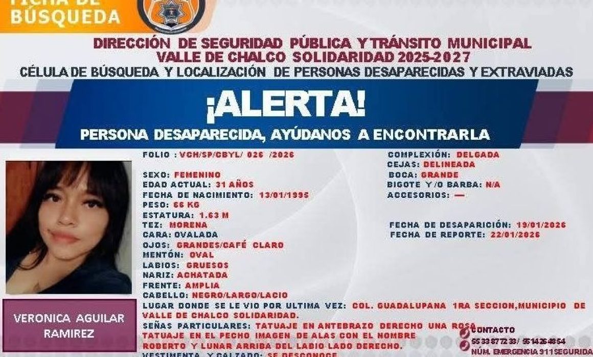 ¿Has visto a esta familia? La búsqueda desesperada en Valle de Chalco por madre y tres niños desaparecidos