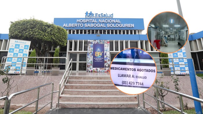 Hospital Alberto Sabogal en Callao enfrenta escasez de medicamentos y equipos médicos fallando