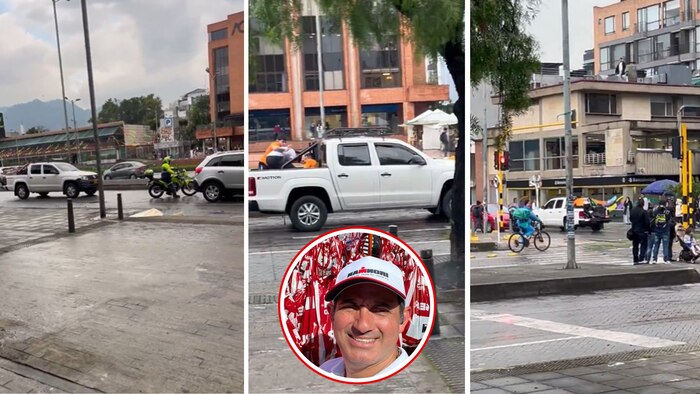 Imágenes del sicariato en Bogotá muestran el traslado de dos víctimas a la Clínica El Country