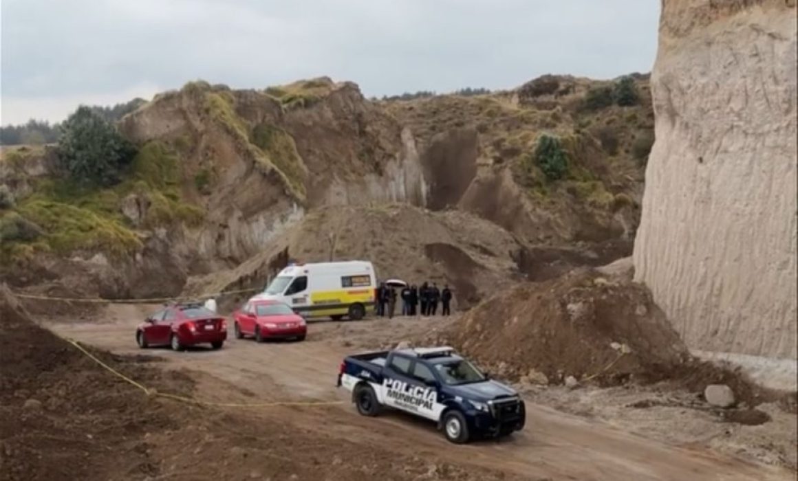 ¡Impactante! Encuentran a un hombre asesinado a balazos dentro de una mina en Zinacantepec