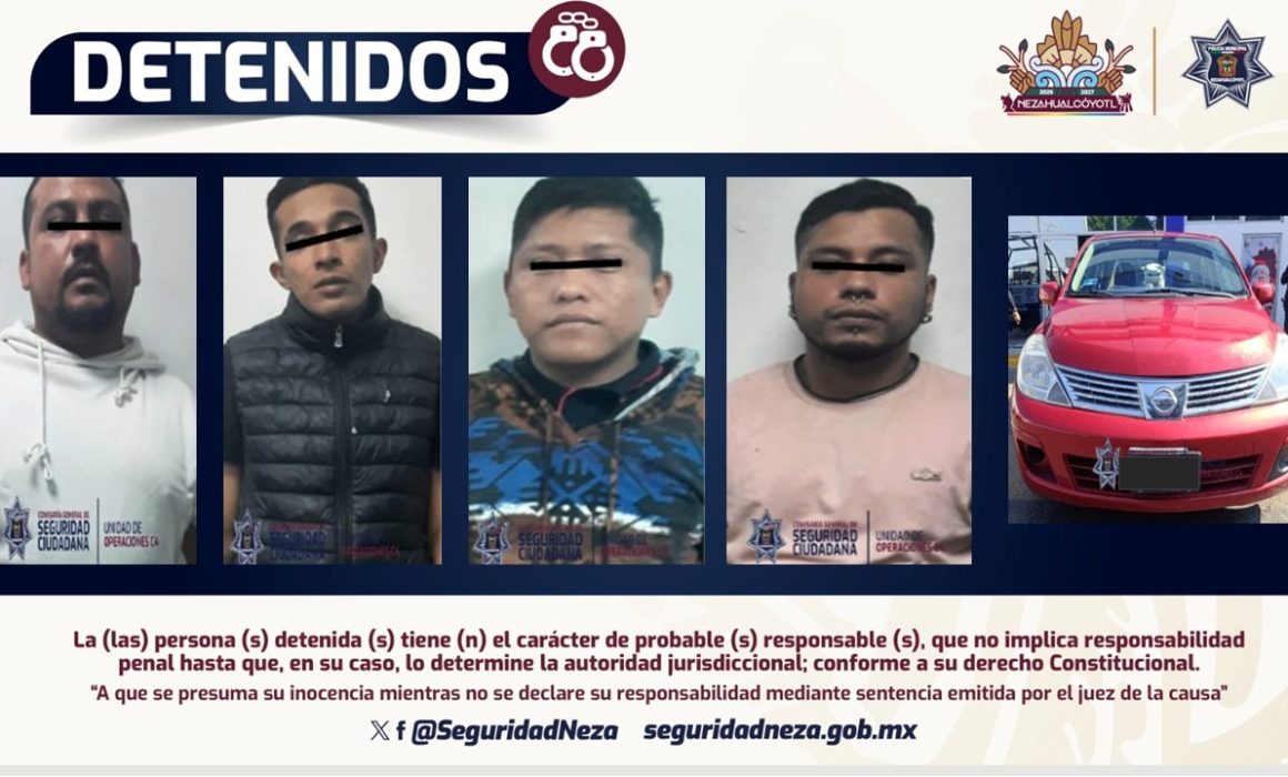¡Impactante rescate en Nezahualcóyotl! Cuatro arrestados y víctima salvada de un secuestro