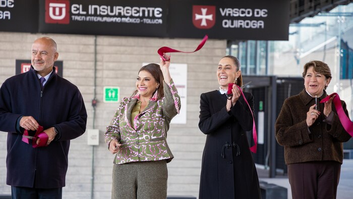 Inauguran tramo Vasco de Quiroga a Observatorio del Tren México-Toluca para fortalecer movilidad en el Valle de Toluca y Ciudad de México