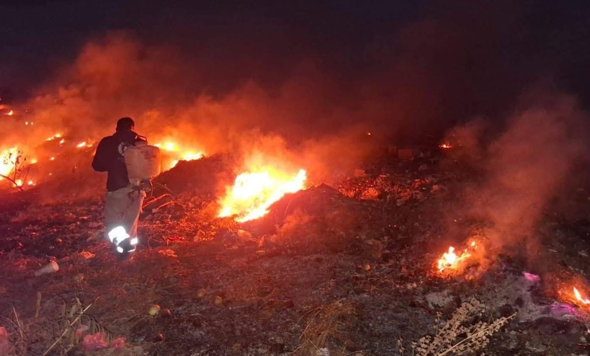Incendios en municipios del sur del Estado de México afectan áreas rurales durante inicio de temporada de estiaje