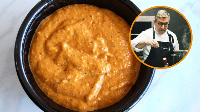 Joan Roca, chef con estrella Michelin, destaca el romesco como la salsa universal de la cocina catalana y su preparación fácil en robot de cocina
