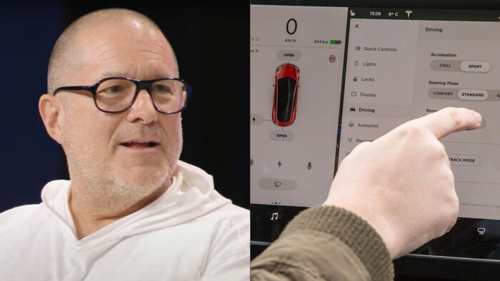 Jony Ive defiende los controles físicos en autos frente a la tendencia de pantallas táctiles