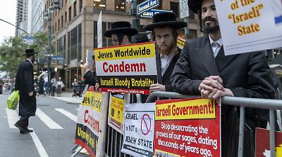 Judíos ortodoxos de Nueva York protestan contra Netanyahu y acusan al sionismo de genocidio en Gaza