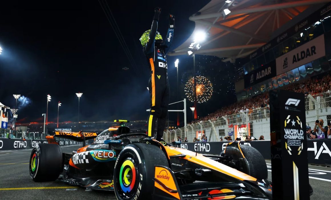¡Lando Norris realiza la hazaña y arrebata la corona a Verstappen en Abu Dabi!