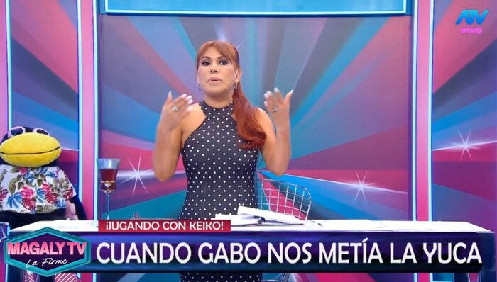 Magaly Medina acusa a Gabriel Calvo de ocultar relación con Majo con Sabor durante promoción de obra sobre Keiko Fujimori