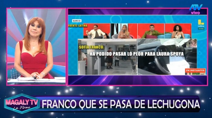 Magaly Medina recuerda el pasado de Sofía Franco tras criticar a Laura Spoya por accidente vial