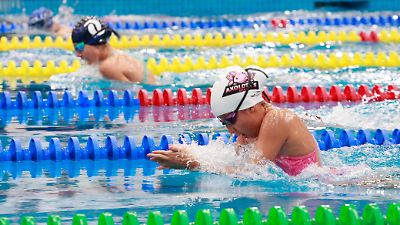 Nadadores mexiquenses destacan en la Olimpiada Nacional 2025 en Jalisco