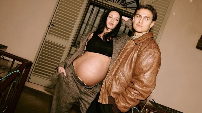 Oriana Sabatini y Paulo Dybala dan la bienvenida a su primera hija en Italia