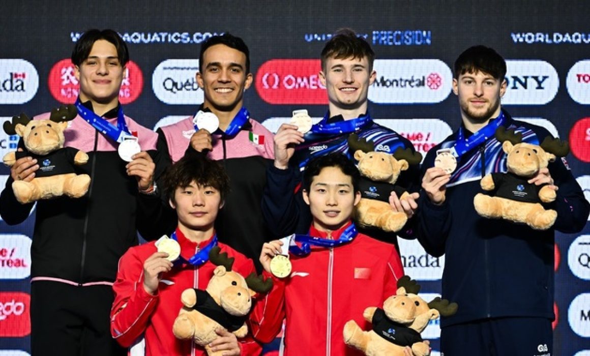 Osmar Olvera y Juan Celaya ganan medalla de plata en Mundial de Clavados en Morelia