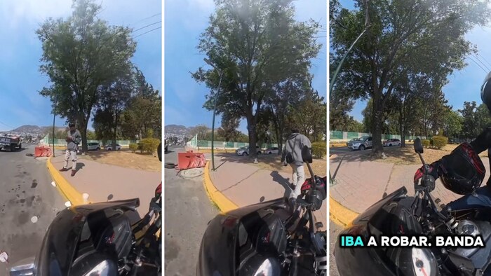Pasajero pide servicio de moto, se asusta y huye pensando que lo asaltarán