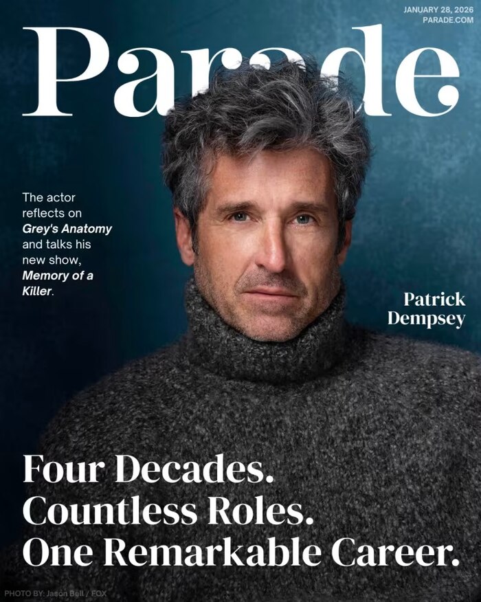 Patrick Dempsey celebra más de 40 años de carrera como actor y reflexiona sobre su trayectoria