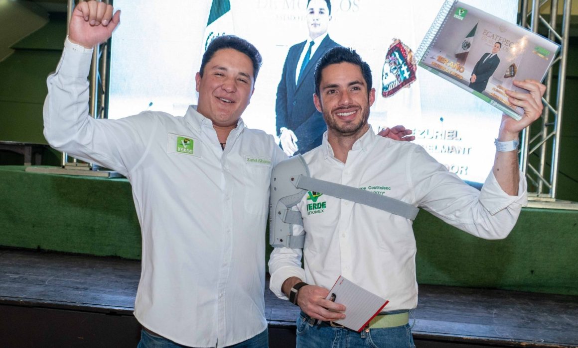 Pepe Couttolenc respalda el informe del regidor Zuriel Albarrán en Ecatepec para fortalecer al PVEM en el Valle de México