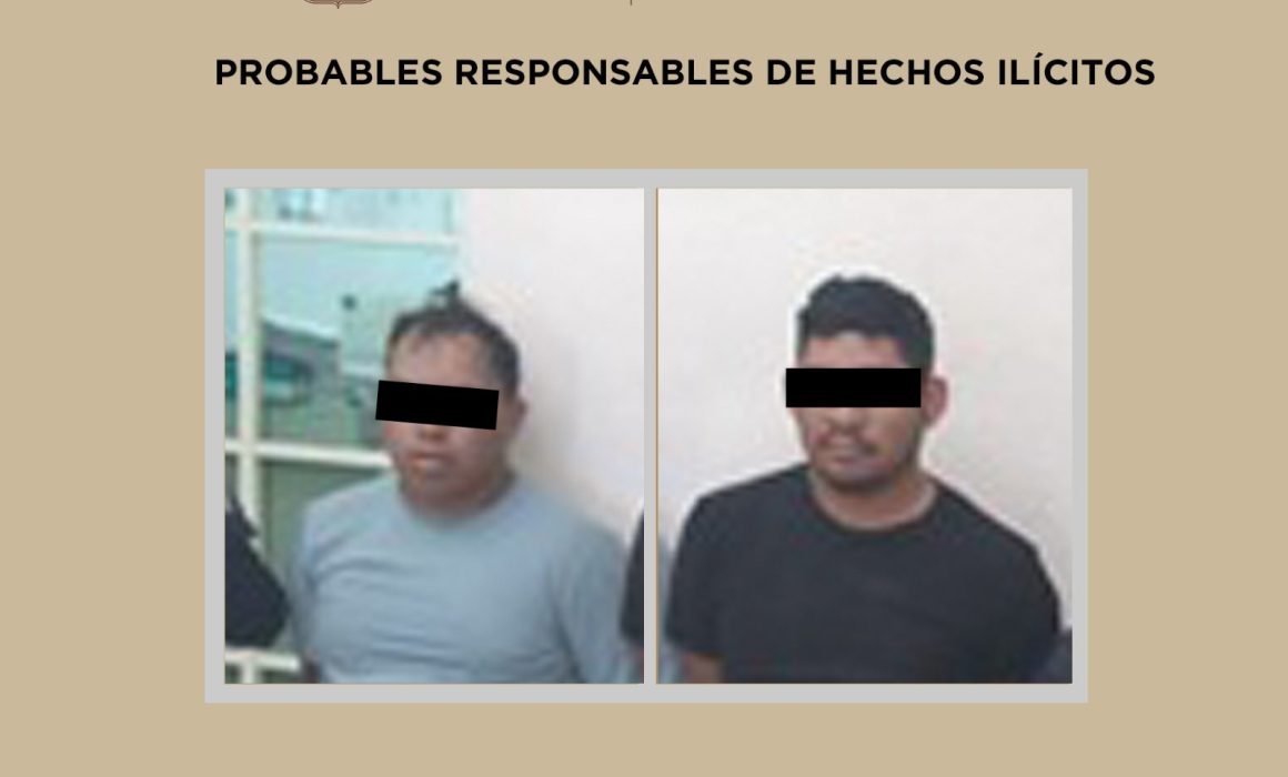 Policías del Estado de México detienen a dos hombres con arma de fuego y droga en Nezahualcóyotl