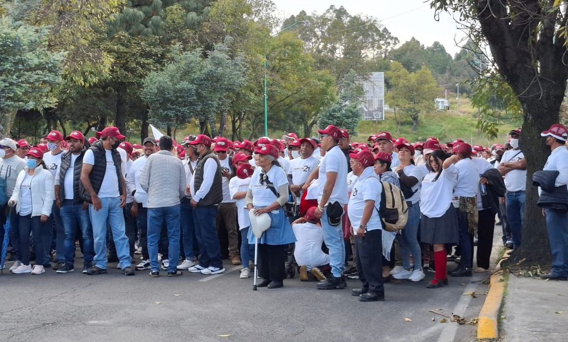 ¿Por qué miles de simpatizantes de Morena en Toluca salieron a marchar por la paz y la democracia?