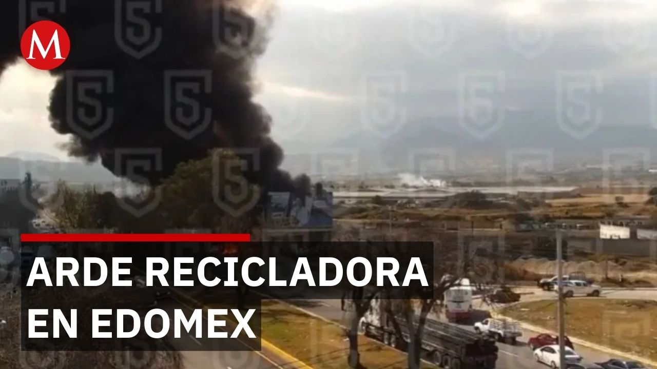 ¿Qué causó el voraz incendio en recicladora de PET en San Antonio La Isla? La verdad que sorprendió a todos