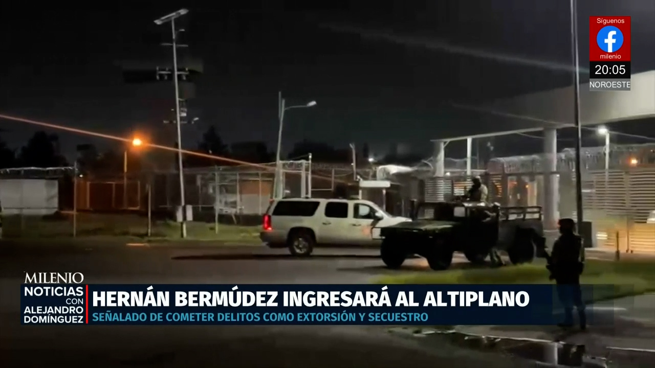 Refuerzan seguridad en el penal del Altiplano por llegada de Hernán Bermúdez Requena desde Sudamérica