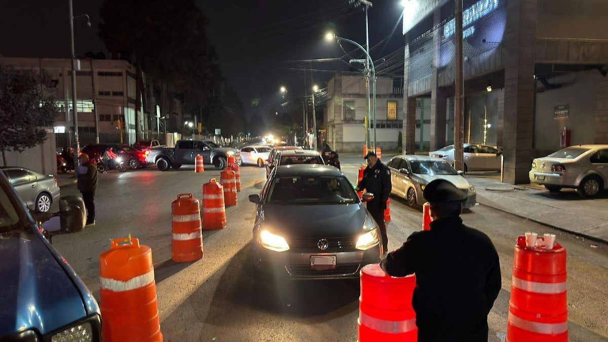 Remiten a 41 conductores por manejar en estado de ebriedad en Toluca