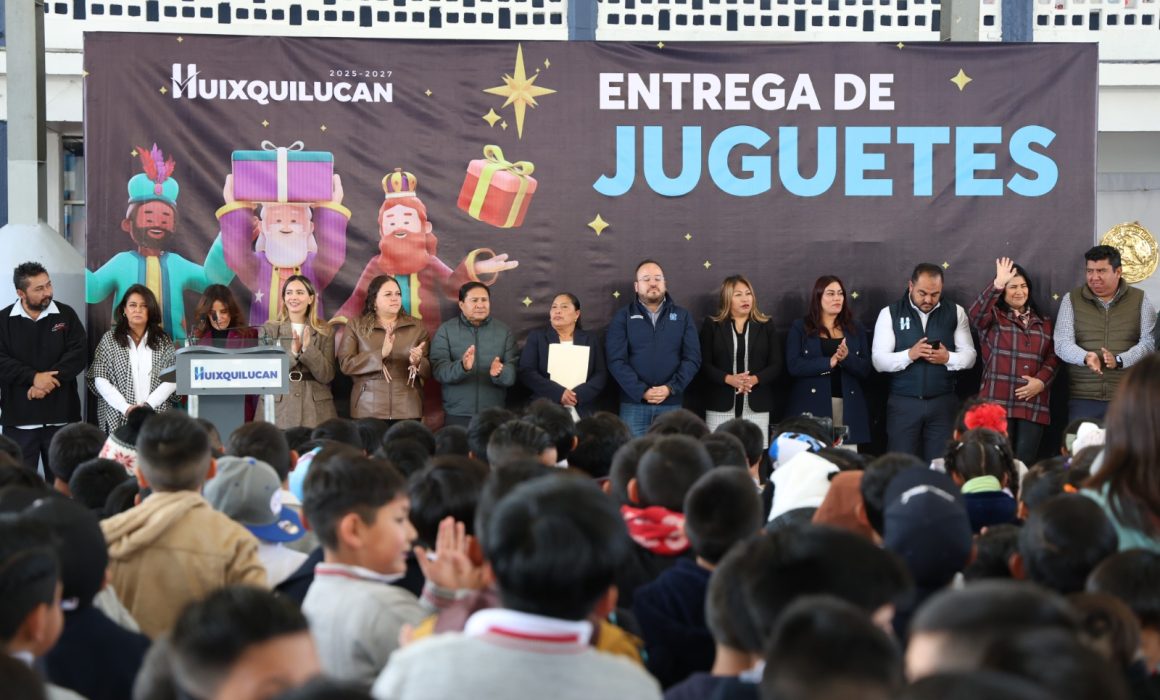 ¡Revelado! Cómo Huixquilucan sorprendió a sus niños en una entrega masiva de juguetes que marcará sus vidas