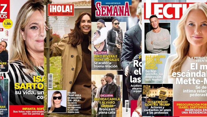 Revistas del corazón destacan crisis en la Casa Real de Noruega y apoyo a las víctimas del accidente en esta semana