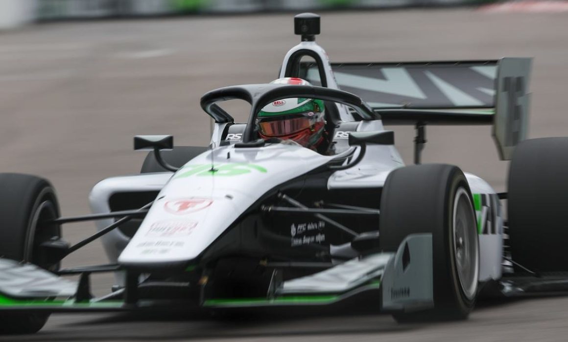 Ricardo Escotto hace su debut en Indy NXT y finaliza en la posición 13 en St. Petersburg